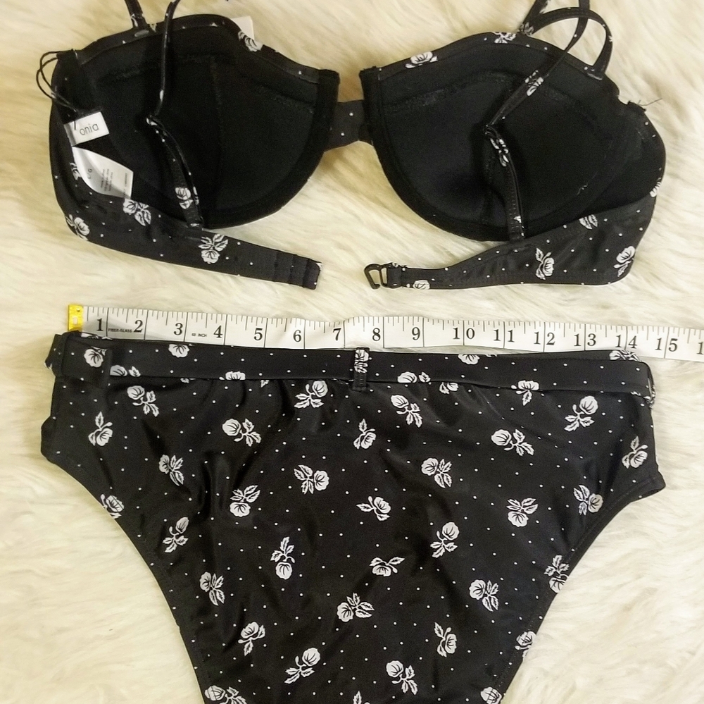 ONIA Floral Retro High Waisted Bikini Set - Picture 6 of 10